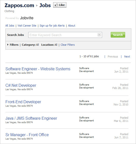 zappos job opportunities image search results