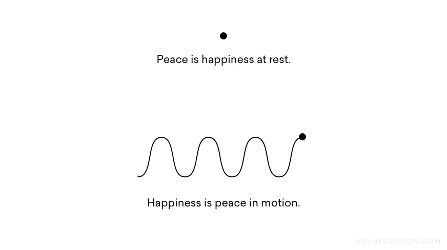 definition of peace and happiness